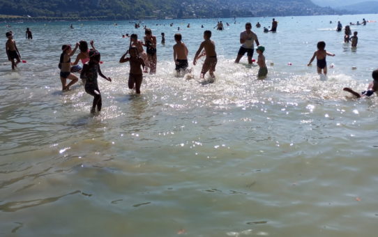 Sortie plage au centre de proximité !